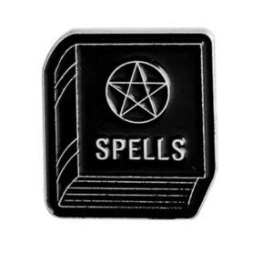 Goth Witch Wiccan Ouija Divination Tarot Enamel Pin Backs Brooch Lot Of 9 Black